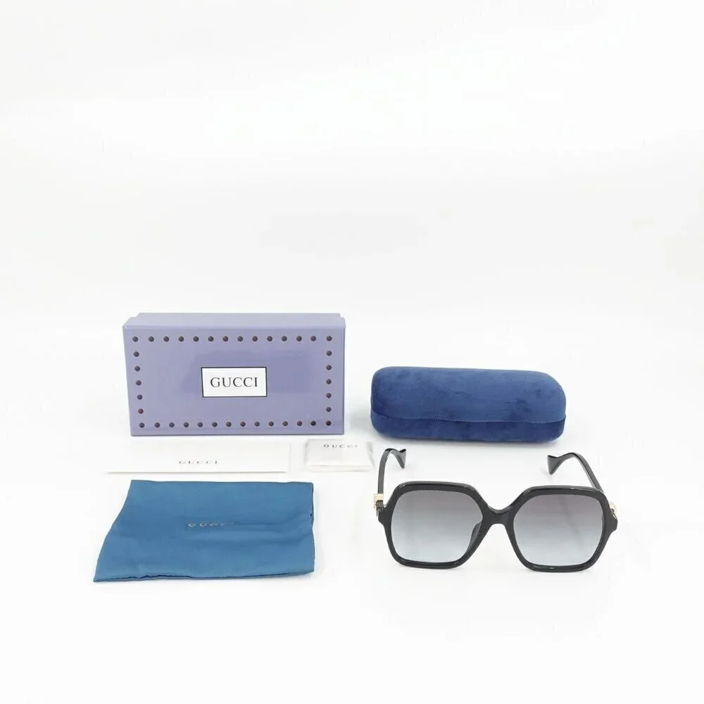 Gucci GG1072 Sunglasses Black Gray OS - Picture 5 of 15